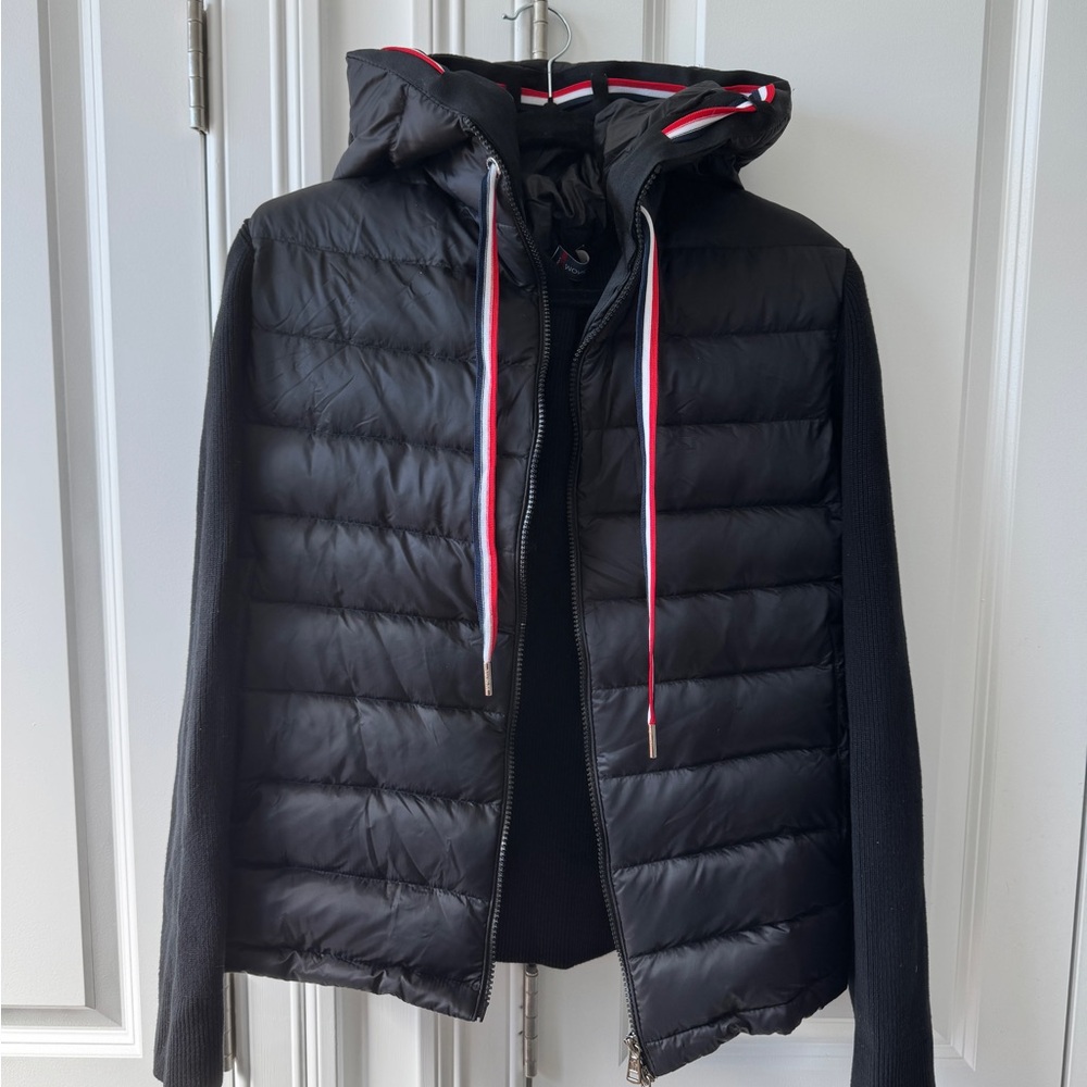 Moncler Zip-Up Hooded Padded Jacket
